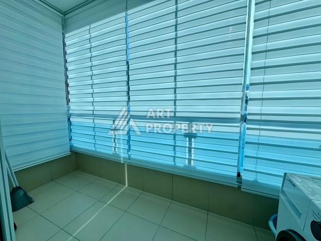 Большая квартира 2+1 в районе Каргыджак, 125 кв.м. Элитная недвижимость в Алании - Ракурс 49