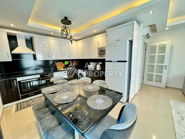 Большая квартира 2+1 в районе Каргыджак, 125 кв.м. Элитная недвижимость в Алании - Ракурс 51