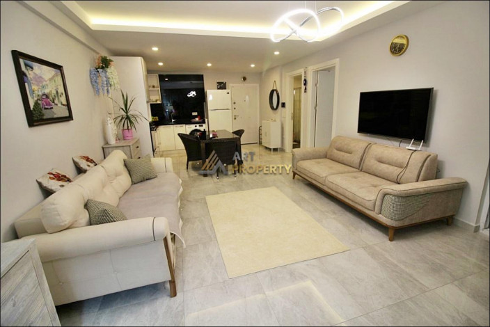 Двухкомнатная квартира с мебелью и техникой, в районе Махмутларе, Алания, 75 м2. - Ракурс 5