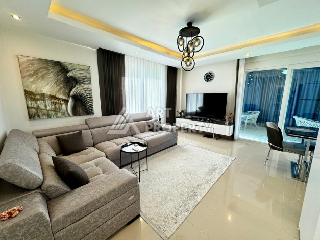 Большая квартира 2+1 в районе Каргыджак, 125 кв.м. Элитная недвижимость в Алании - Ракурс 53