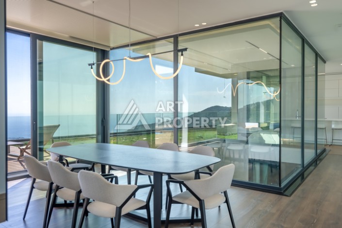 Престижная вилла 4+1 с большим участком в районе Тепе, с участком 1475 кв.м. - Ракурс 1