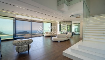 Престижная вилла 4+1 с большим участком в районе Тепе, с участком 1475 кв.м. - Ракурс 3