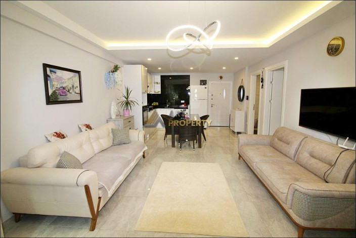 Двухкомнатная квартира с мебелью и техникой, в районе Махмутларе, Алания, 75 м2. - Ракурс 6