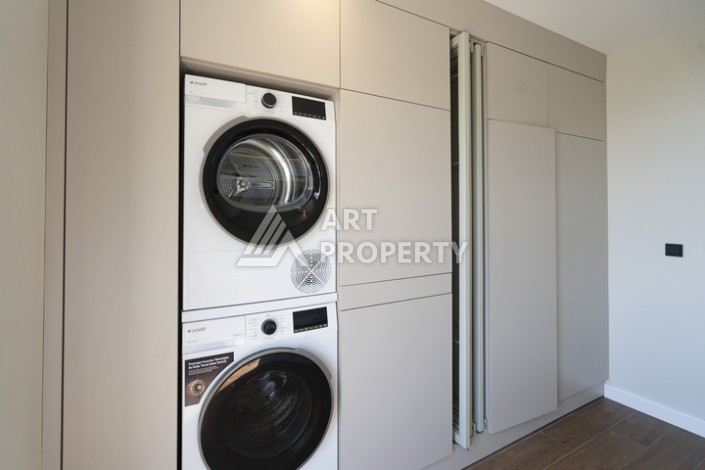 Престижная вилла 4+1 с большим участком в районе Тепе, с участком 1475 кв.м. - Ракурс 8