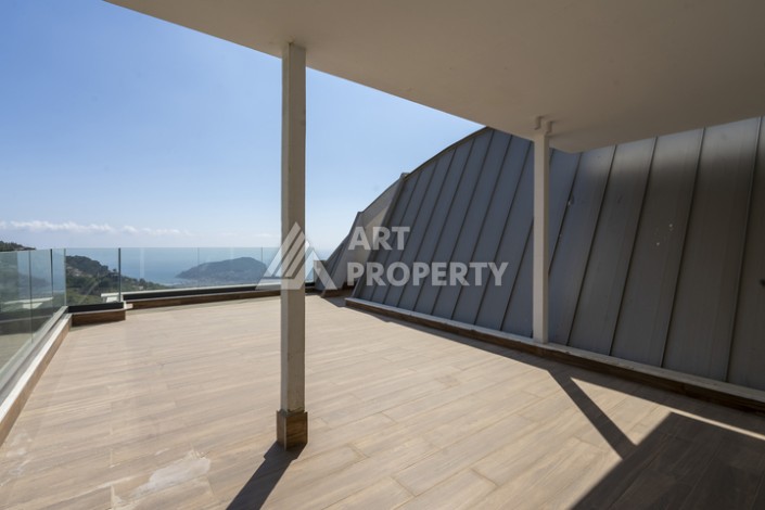 Престижная вилла 4+1 с большим участком в районе Тепе, с участком 1475 кв.м. - Ракурс 11