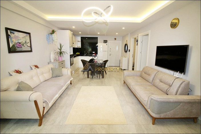 Двухкомнатная квартира с мебелью и техникой, в районе Махмутларе, Алания, 75 м2. - Ракурс 7