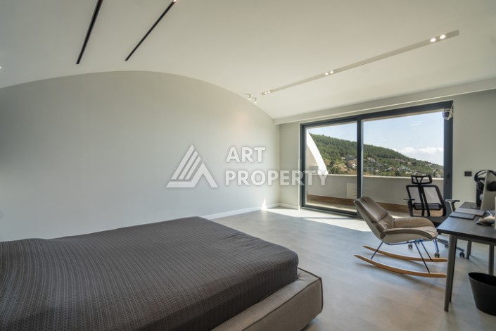 Престижная вилла 4+1 с большим участком в районе Тепе, с участком 1475 кв.м. - Ракурс 13