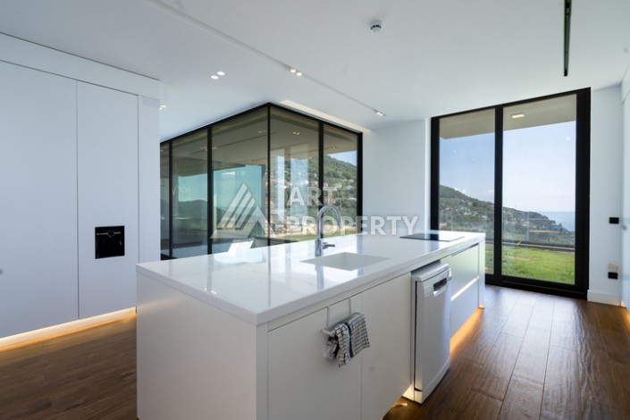 Престижная вилла 4+1 с большим участком в районе Тепе, с участком 1475 кв.м. - Ракурс 16