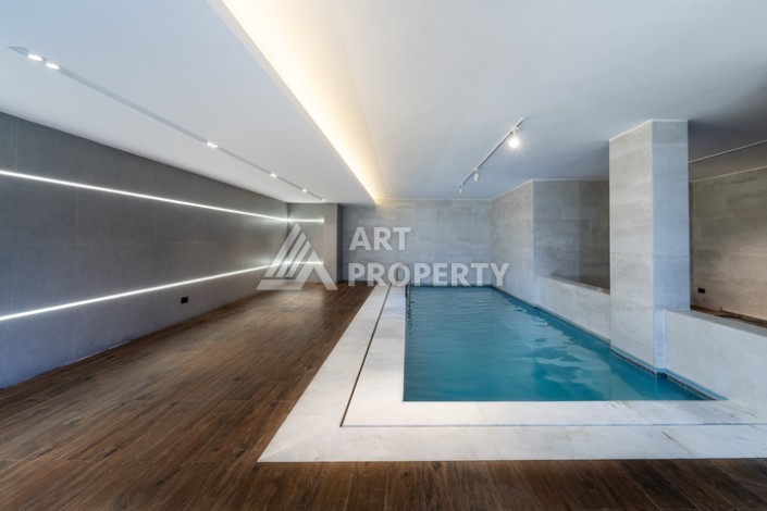 Престижная вилла 4+1 с большим участком в районе Тепе, с участком 1475 кв.м. - Ракурс 18