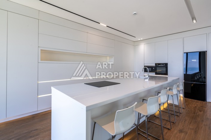 Престижная вилла 4+1 с большим участком в районе Тепе, с участком 1475 кв.м. - Ракурс 20