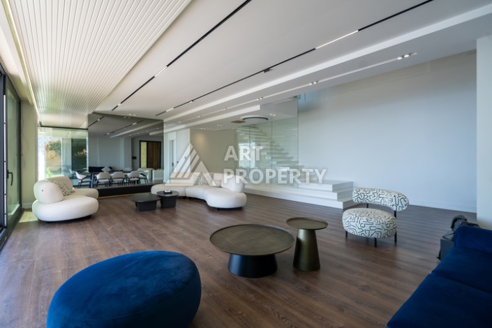 Престижная вилла 4+1 с большим участком в районе Тепе, с участком 1475 кв.м. - Ракурс 22