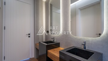 Престижная вилла 4+1 с большим участком в районе Тепе, с участком 1475 кв.м. - Ракурс 24