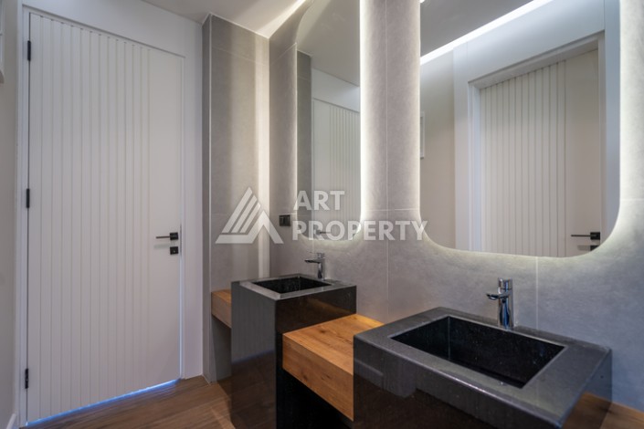 Престижная вилла 4+1 с большим участком в районе Тепе, с участком 1475 кв.м. - Ракурс 23