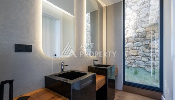 Престижная вилла 4+1 с большим участком в районе Тепе, с участком 1475 кв.м. - Ракурс 28