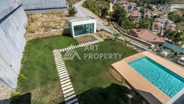 Престижная вилла 4+1 с большим участком в районе Тепе, с участком 1475 кв.м. - Ракурс 29