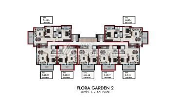 Квартира 1+1 в новой резиденции в районе Оба, 44 кв.м. - Ракурс 4