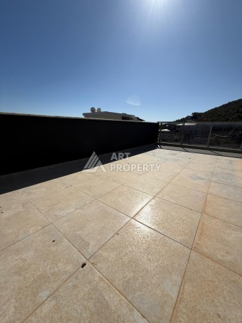 Двухуровневая квартира 4+1 с видом на море в районе Чыплаклы, Алания — 170 м² - Ракурс 9