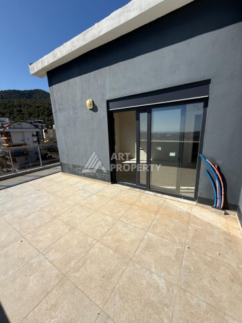 Двухуровневая квартира 4+1 с видом на море в районе Чыплаклы, Алания — 170 м² - Ракурс 18