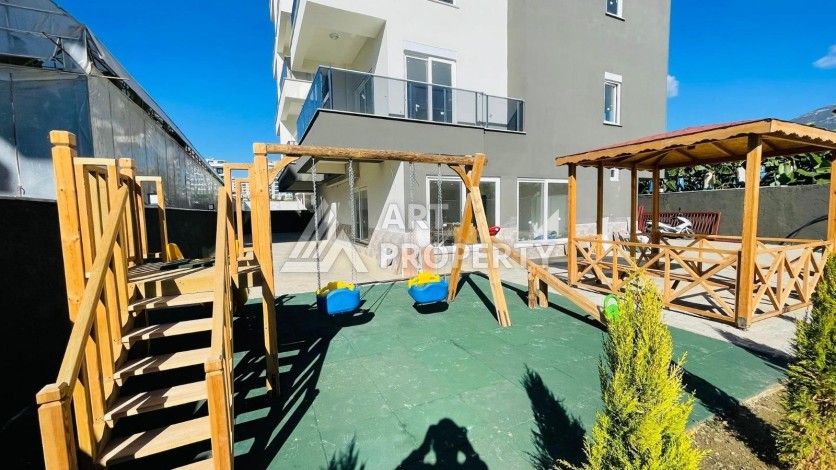 Апартаменты 1+1 с видом на море в районе Каргыджак, всего в 250 метрах от пляжа. - Ракурс 12