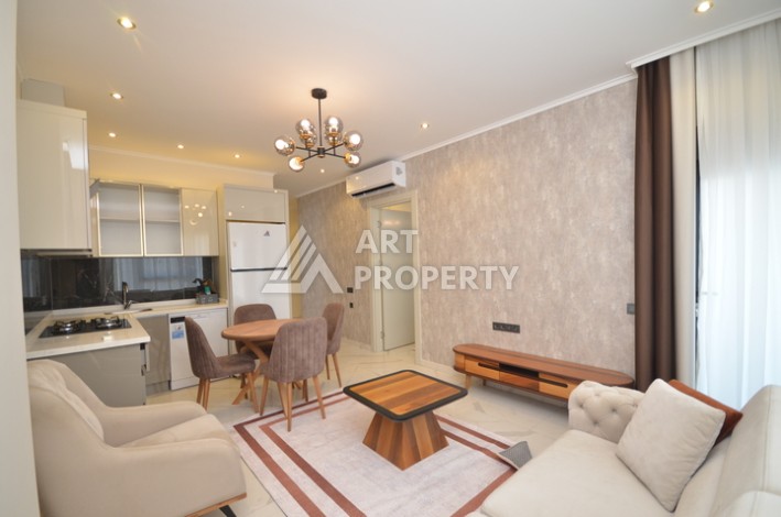 Апартаменты 2+1 с видом на море и горы в комплексе с полной рабочей инфраструктурой, район Демирташ. - Ракурс 2