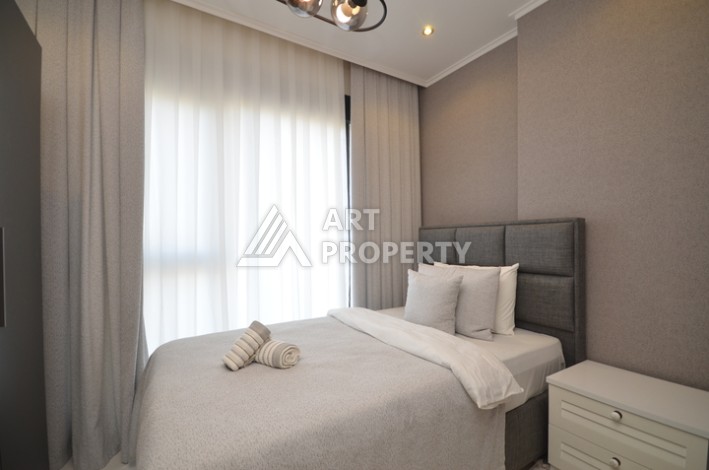 Апартаменты 2+1 с видом на море и горы в комплексе с полной рабочей инфраструктурой, район Демирташ. - Ракурс 3