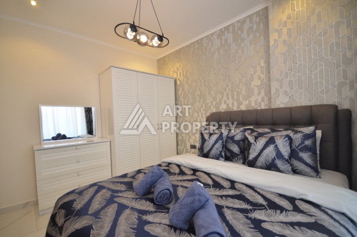 Апартаменты 2+1 с видом на море и горы в комплексе с полной рабочей инфраструктурой, район Демирташ. - Ракурс 6