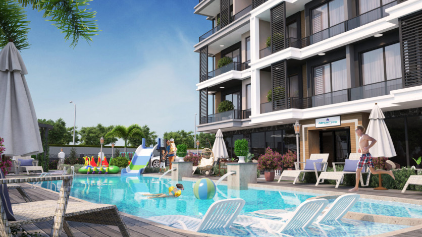 Инвестиционный проект в развивающемся районе Авсаллар, Алания. - Ракурс 9