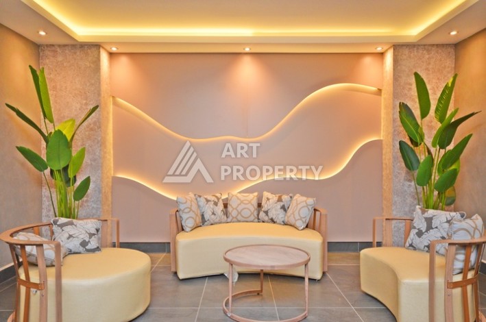 Современная квартира 2+1 с видоми на горы, море и город в современном комплексе Демирташ. - Ракурс 25