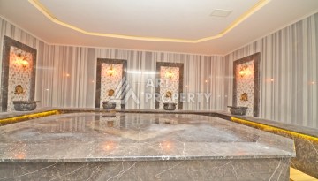 Уютная квартира 1+1 с потрясающим видом на море и город в современном комплексе в районе Демирташ. - Ракурс 18