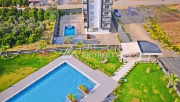 Уютная квартира 1+1 с потрясающим видом на море и город в современном комплексе в районе Демирташ. - Ракурс 27