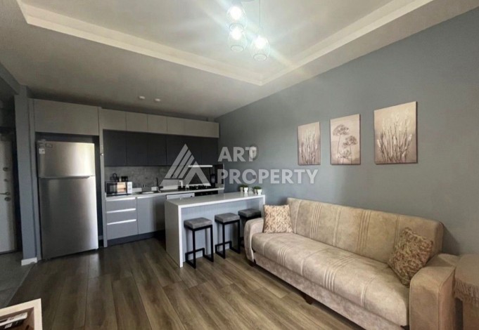 Квартира 1+1 с видом на море в Арпачбахшиш, Мерсин, 350 м от частного пляжа - Ракурс 2