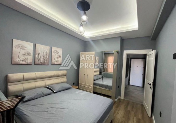 Квартира 1+1 с видом на море в Арпачбахшиш, Мерсин, 350 м от частного пляжа - Ракурс 4