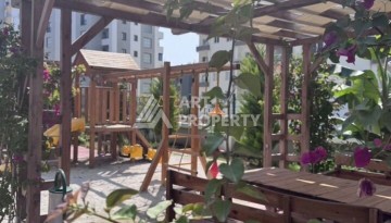 Квартира 1+1 с видом на море в Арпачбахшиш, Мерсин, 350 м от частного пляжа - Ракурс 11