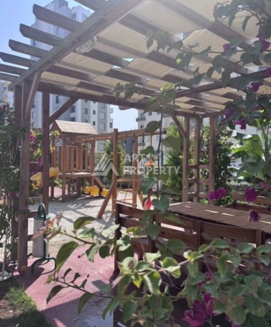 Квартира 1+1 с видом на море в Арпачбахшиш, Мерсин, 350 м от частного пляжа - Ракурс 10