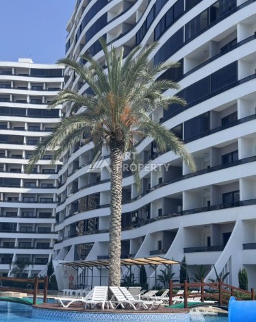 Квартира 1+1 с видом на море в Арпачбахшиш, Мерсин, 350 м от частного пляжа - Ракурс 12