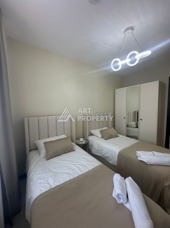 Стильная квартира 2+1 в новом комплексе всего в 150 метрах от моря в районе Махмутлар. - Ракурс 11