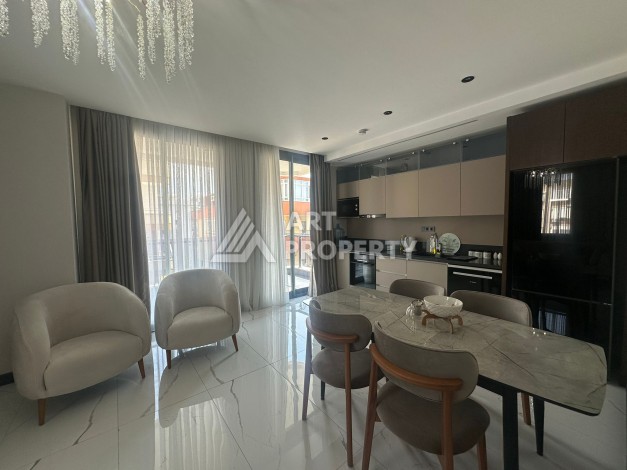 Стильная квартира 2+1 в новом комплексе всего в 150 метрах от моря в районе Махмутлар. - Ракурс 17