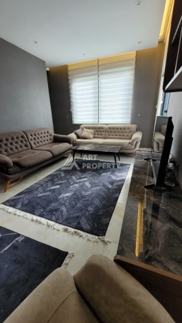 Современные апартаменты 2+1 в престижном комплексе в центре Алании, рядом с пляжем Клеопатры. - Ракурс 3