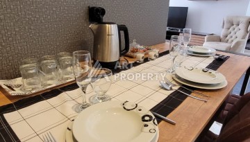 Современные апартаменты 2+1 в престижном комплексе в центре Алании, рядом с пляжем Клеопатры. - Ракурс 11