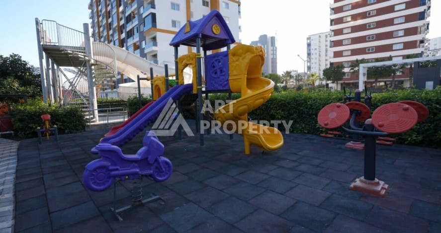 Квартира 1+1 с отдельной кухней в районе Томюк, Мерсин — 450 м до моря - Ракурс 13