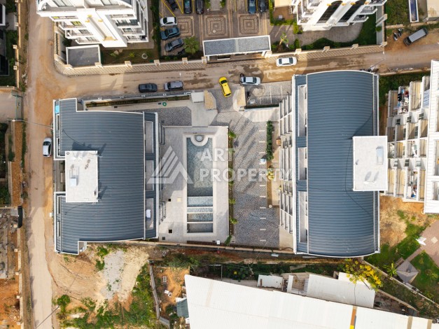 Квартира 1+1 в новом доме в районе Оба, 53 кв.м. - Ракурс 12