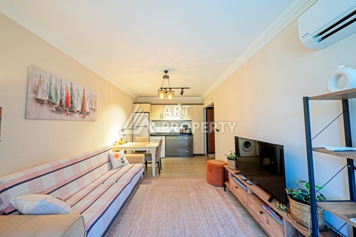 Меблированная квартира 1+1 в районе Оба, 500 м от пляжа - Ракурс 2