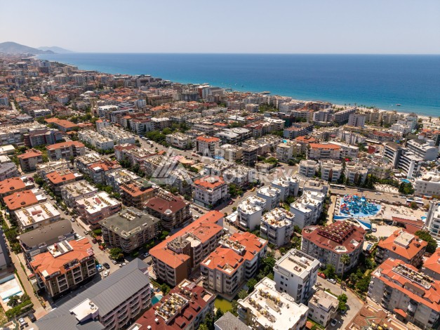 Меблированная квартира 1+1 в районе Оба, 500 м от пляжа - Ракурс 11