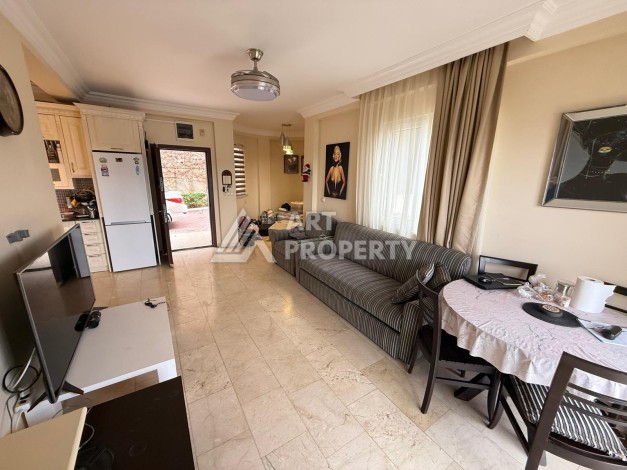 Видовая квартира 1+1 с мебелью, 65 кв.м. Каргыджак, Алания - Ракурс 2