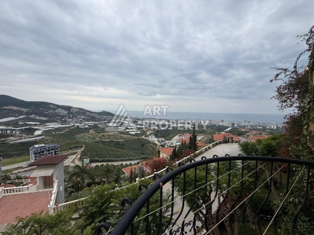 Видовая квартира 1+1 с мебелью, 65 кв.м. Каргыджак, Алания - Ракурс 11