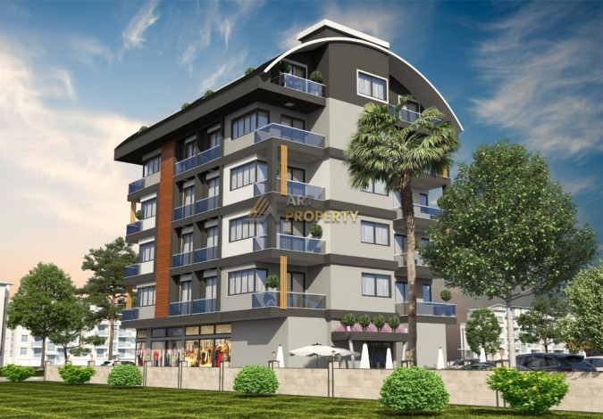 Новый проект на стадии котлована в экологичесом районе Алании, Каргыджак. - Ракурс 8