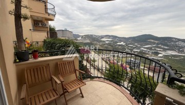 Видовая квартира 1+1 с мебелью, 65 кв.м. Каргыджак, Алания - Ракурс 13