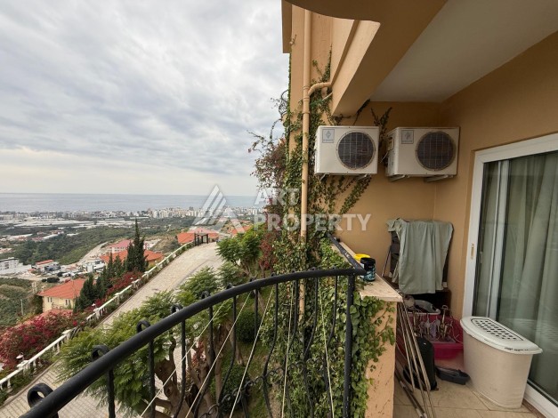 Видовая квартира 1+1 с мебелью, 65 кв.м. Каргыджак, Алания - Ракурс 13