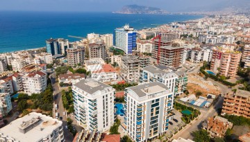 Большая квартира 3+1 с видом на море, 196 кв.м. в районе Тосмур, Алания. - Ракурс 1