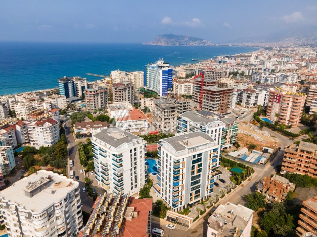 Большая квартира 3+1 с видом на море, 196 кв.м. в районе Тосмур, Алания. - Ракурс 0